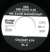 7inch Vinyl Single - Mr. D & Die Mannschaft - DEG Der Song