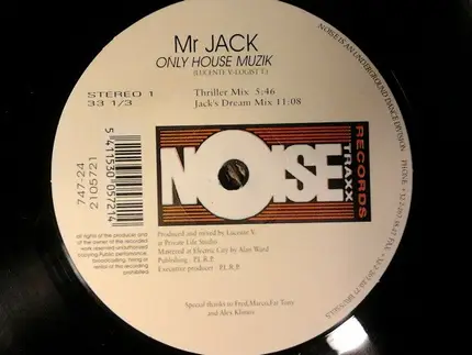 Mr. Jack - Only House Muzik