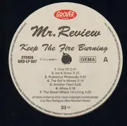 LP - Mr. Review - Keep The Fire Burning - Barcode