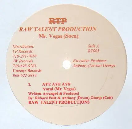 Mr. Vegas (Soca) - Aye Aye Aye