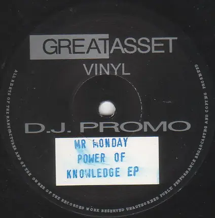 Mr. Monday - Power Of Knowledge EP