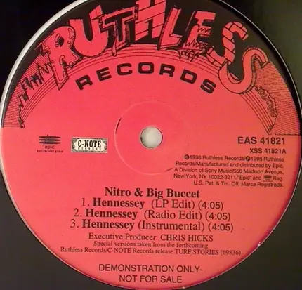 Mr. Nitro & Big Buccet / DMX & Yukmouth feat. Drag-On - Hennessey / Ryde Or Die