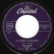 7inch Vinyl Single - Mrs. Elva Miller - A Lover's Concerto / Downtown