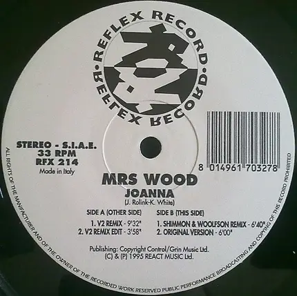 Mrs. Wood - Joanna