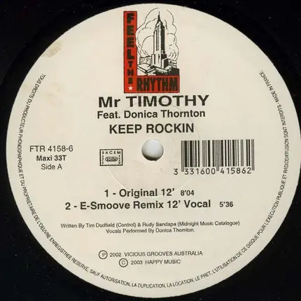 mrTimothy Feat. Donica Thornton - Keep Rockin