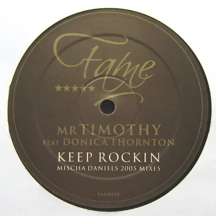 mrTimothy - Keep Rockin (Mischa Daniëls 2005 Mixes)