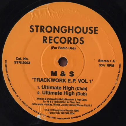 M&s - Trackwork E.P. Vol. 1