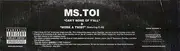 12'' - Ms. Toi - Can't None Of Y'all / Work A Twist