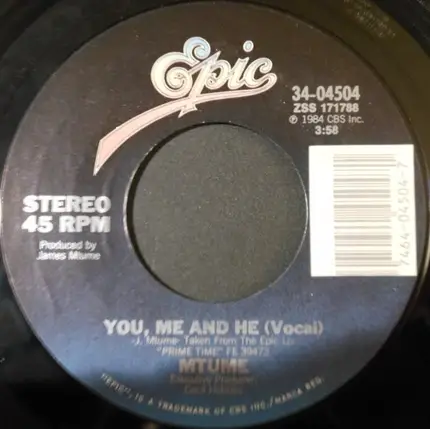 Mtume - You, Me and He