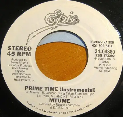 Mtume - Prime Time