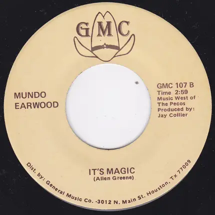 Mundo Earwood - We Got Love / It's Magic