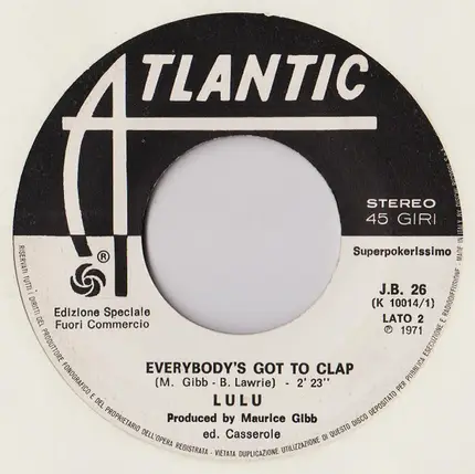 Mungo Jerry / Lulu - Lady Rose / Everybody's Got To Clap