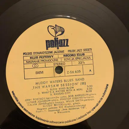 Muddy Waters Blues Band - The Warsaw Session