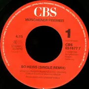 7inch Vinyl Single - Münchener Freiheit - So Heiss