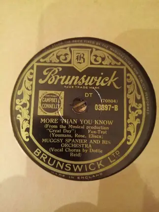 Muggsy Spanier And His Orchestra - American Patrol / More Then You Know