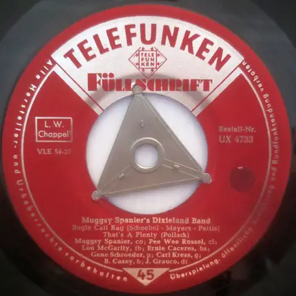 Muggsy Spanier And His Dixieland Band - Muggsy Spanier's Dixieland Band