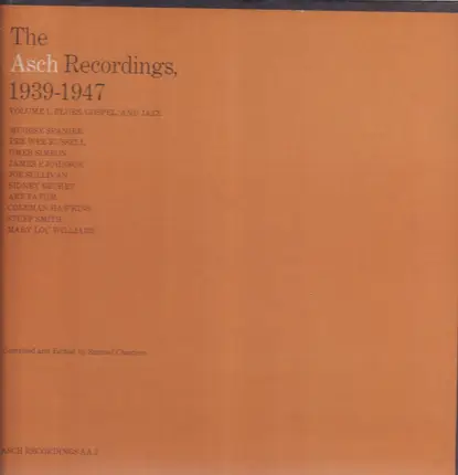Muggsy Spanier / Pee Wee Russell / Sidney Bechet / Coleman Hawkins / a.o. - The Asch Recordings, 1939-1947