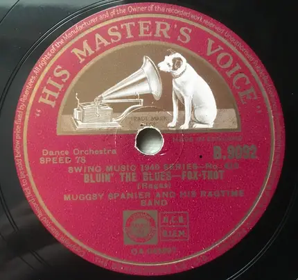 Muggsy Spanier's Ragtime Band - At Sundown / Bluin' The Blues
