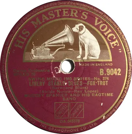 Muggsy Spanier's Ragtime Band - At The Jazz Band Ball / Livery Stable Blues (Barnyard Blues)