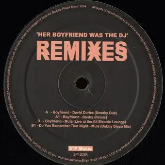Mula - Her Boyfriend Was The DJ (Remixes)