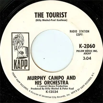 Murphy Campo And His Orchestra - Today I Am A Man