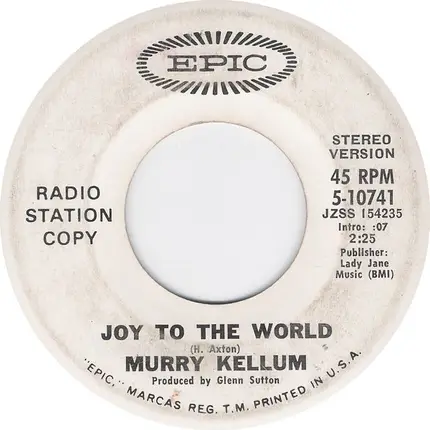 Murry Kellum - Joy To The World