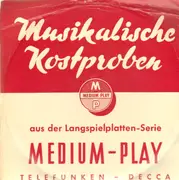 10'' - Musterplatte - Musikalische Kostproben - aus der Langspielpatten-Serie Medium-Play