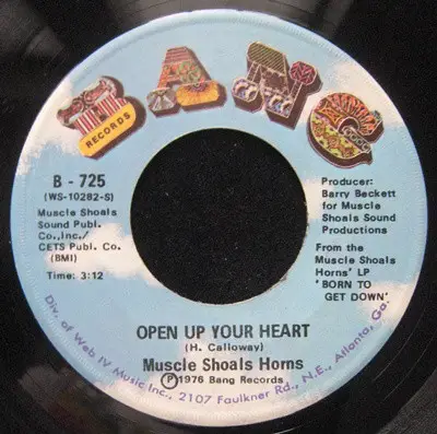 Muscle Shoals Horns - Open Up Your Heart / Get It Up