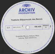 LP - Musica Antiqua Wien - Festliche Bläsermusik Des Barock - Gatefold