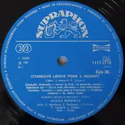 LP - Musica Bohemica - Čítankové Lidové Písně Z Moravy