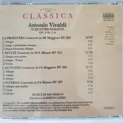 CD - Vivaldi / Musici Di San Marco - Le Quattro Stagioni Op. 8 Nr. 1-4