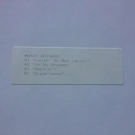 Music Drivers - Lovin' Or Not Lovin'