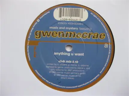 Music & Mystery Featuring Gwen McCrae - Anything U Want (Remixes)