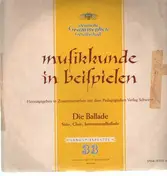 Musikkunde in Beispielen - Die Ballade