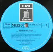 Double LP - Musikkorps Der Schutzpolizei Berlin , Herbert Domagalla , Polizeichor Berlin , Klaus Baasner - Berlin-Melodie (Das Große Jubiläums-Wunschkonzert)