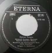 7inch Vinyl Single - Musikkorps Des Wachregimentes Berlin 'Feliks Dzierzynski' - Hymnen Europas