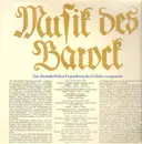 LP - Musik des Barock - Musik des Barock, Zur absonderlichen Erquickung des Gehörs componirt