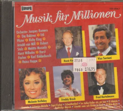 Renè Kollo / Freddy Breck / Vico Torriani / a.o. - Rene Kollo, Rubinos, Freddy Breck, Orchester Jacques Romero, Bergsteiger-Chor Edi Pfister...