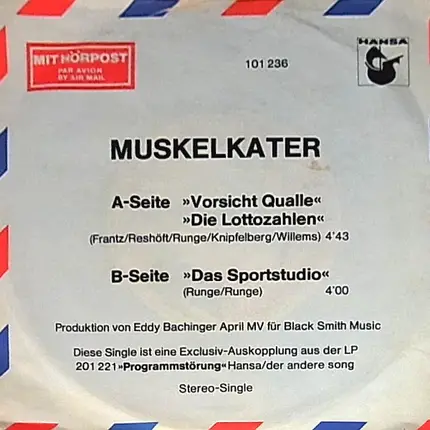 Muskelkater - Vorsicht Qualle - Die Lottozahlen