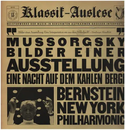 Mussorgsky - Pictures At An Exhibition/A Night On Bald Mountain