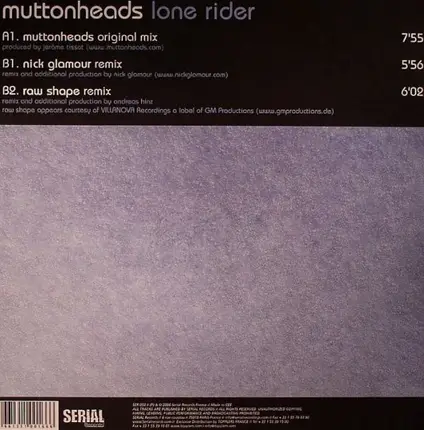 Muttonheads - Lone Rider