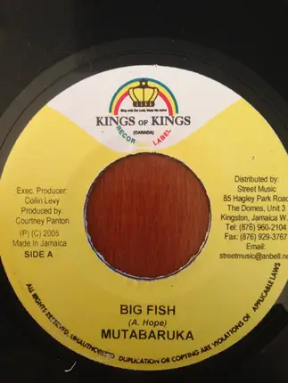 Mutabaruka / New Kingston Band - Big Fish / Mand Kind