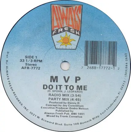 MVP - Do It To Me