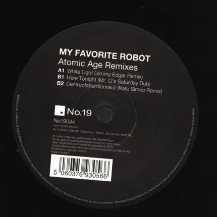 My Favorite Robot - Atomic Age Remixes