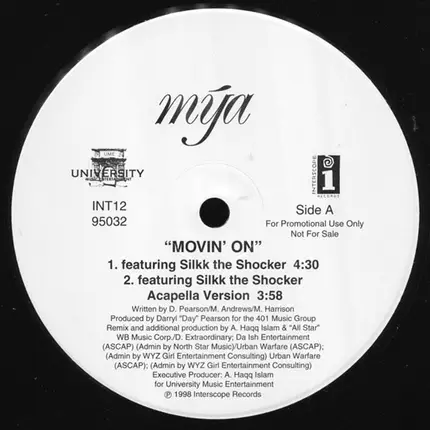 Mya - Movin' On