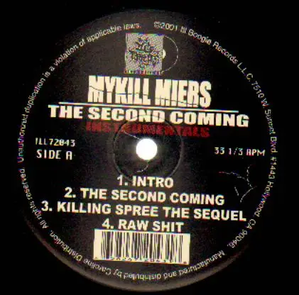 Mykill Miers - The Second Coming - Instrumentals