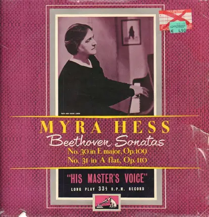 Myra Hess - Beethoven Sonata In E Major Op 109 Sonata In A Flat Major Op 110