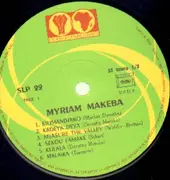 LP - Myriam Makeba, Miriam Makeba - Appel A L'Afrique