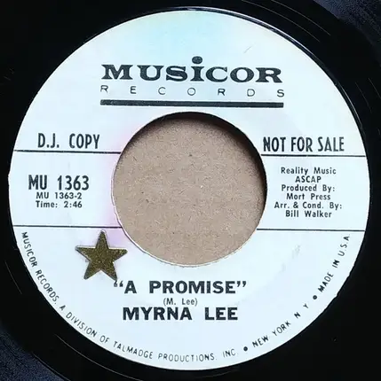 Myrna Lee - Leftover Love / A Promise