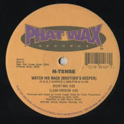 N-Tense - Watch His Back (Brother's Keeper)